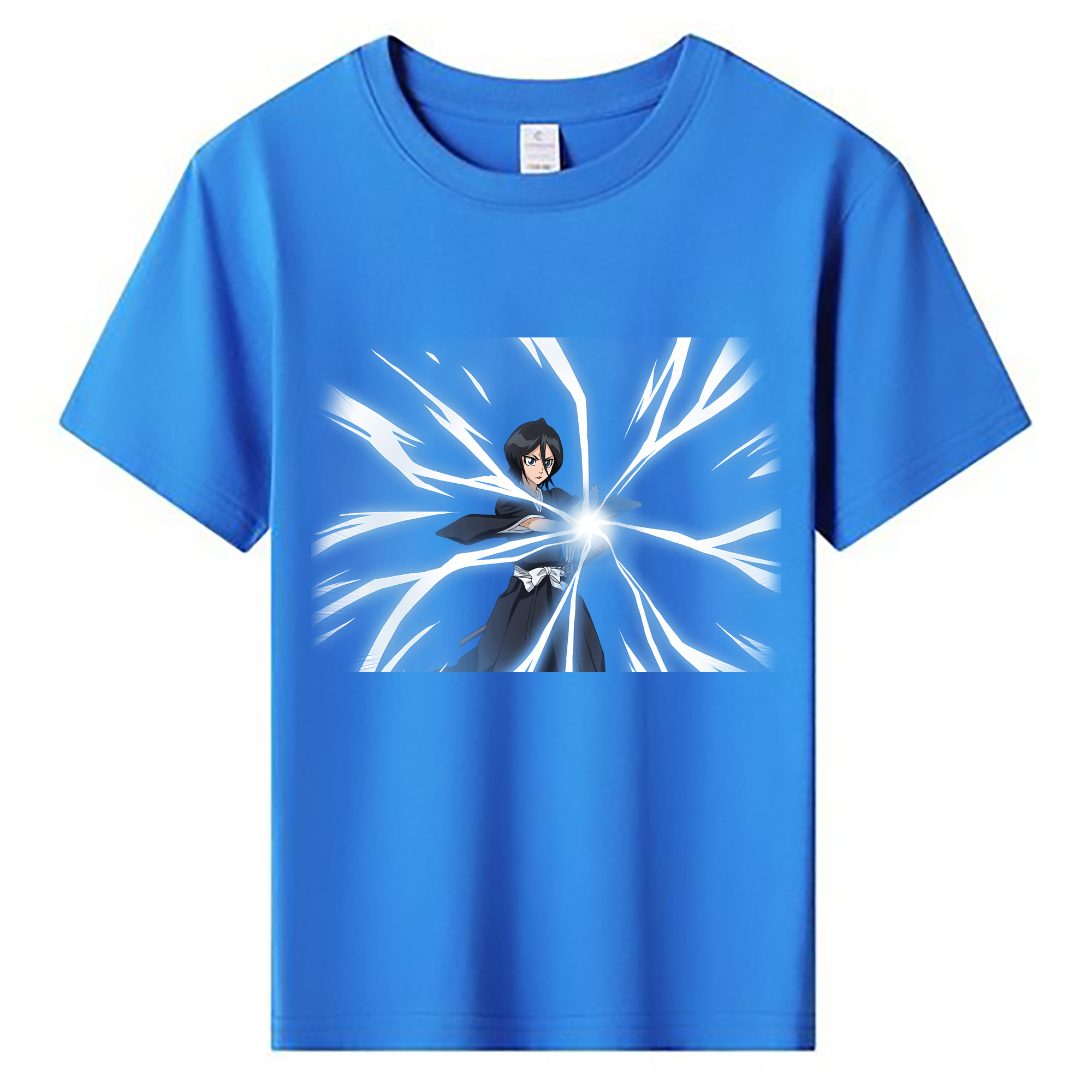 （画像用） ブリーチ 朽木ルキア BLEACH Kuchiki Rukia 綿100％キッズTシャツ（フロントプリント）
